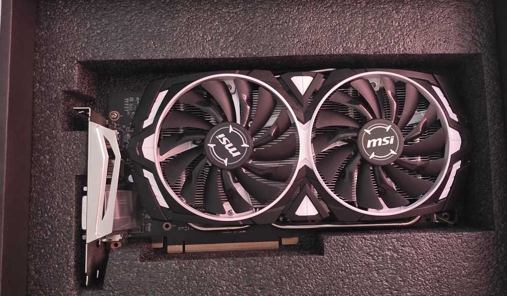nvidia msi ARMOR GeForce GTX 1060 karta graficzna z pudełkiem