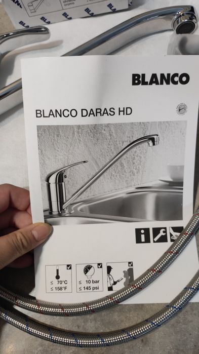 Bateria łazienkowa blanco daras