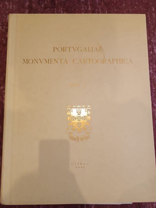Livro - PORTVGALIAE MONVMENTA cartographia - Volume V 61cm x 50 cm
