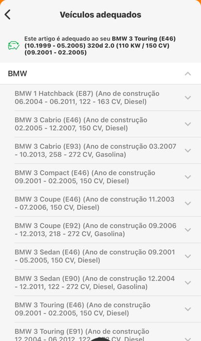 Embraiagem Bmw compativel com varios motores