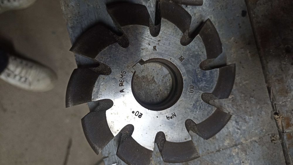 Фрези модульнідля нарізки шестерень