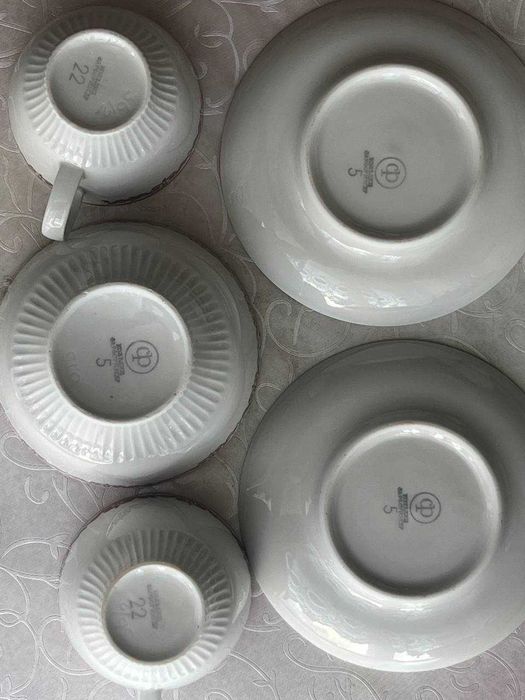 Фарфоровый кофейный сервиз Кольдиц из ГДР