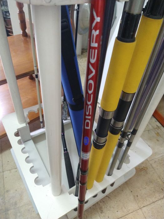 Cana de pesca simano e lineaeffe.