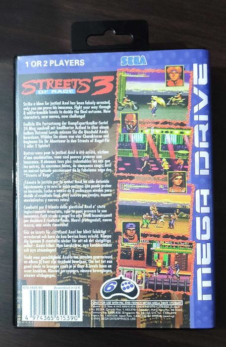 Streets of Rage 3 Mega Drive