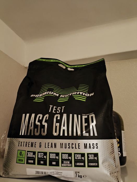 Продам гейнер Mass Gelainer 6.5 кг , не зашёл вкус .( Карамель )