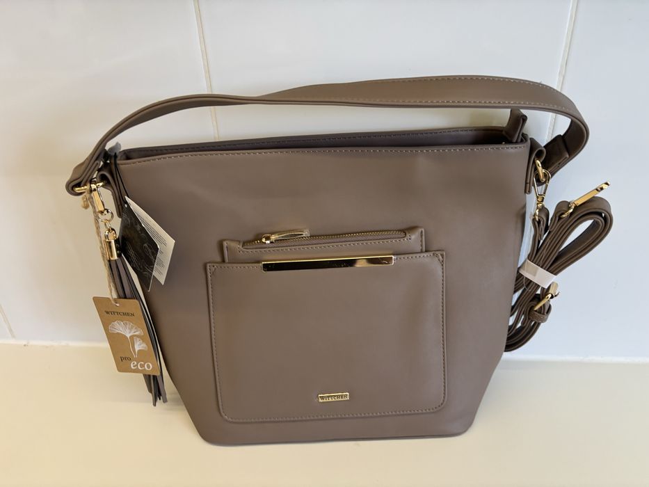 Torebka skórzana Wittchen new 39/30 casual dwa paski