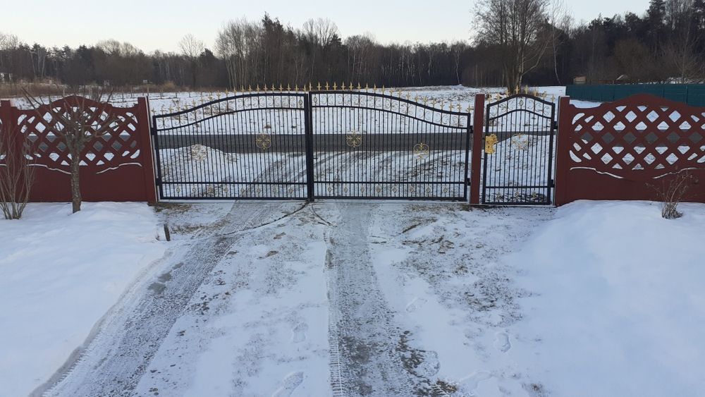 Sprzedam bramę wjazdowa kuta solidną