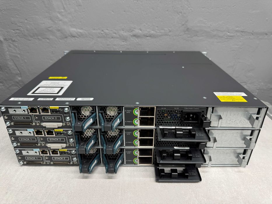 Коммутатор Cisco WS-C3750X-24P-S(1GE, 24PoE+) нал/безнал