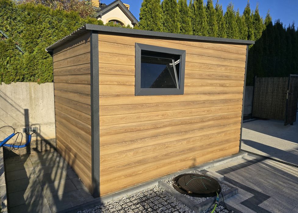 Domek ogrodowy, schowek narzędziowy, dowolna konfiguracja,ocynk profil