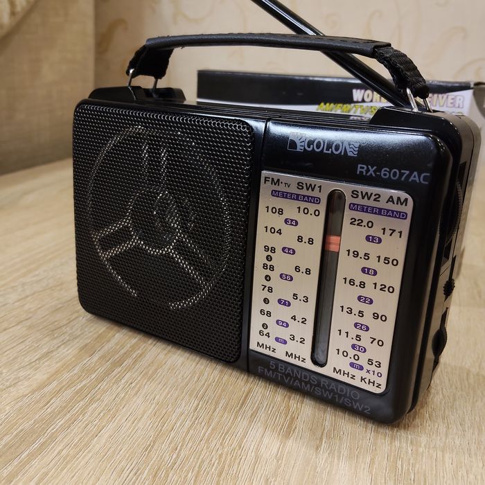 Радиоприёмник COLON RX-607AC — надёжный, мощный приём, 5 диапазонов