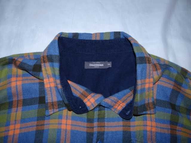 Duża Koszula Flaneowa - Dressmann Flannel 5XL