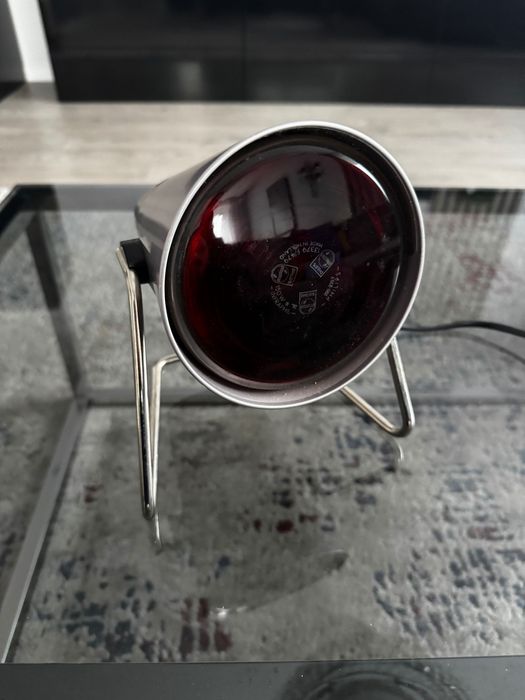 Zabytkowa Lampa na podczerwień Philips Infraphil z lat 80 lecznicza Retro antyk