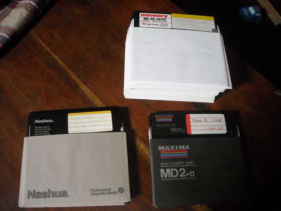 Disquetes antigas 5,25 5.1/4 5.25 5"1/4