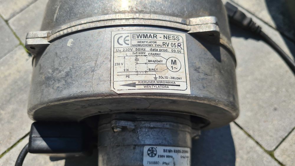 Dmuchawa pieca+pompa