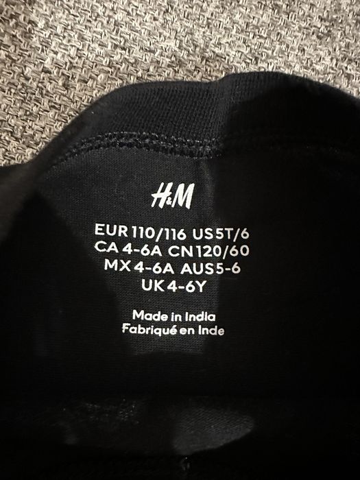 Футболка H&M зі скелетом. Розмір 110-116