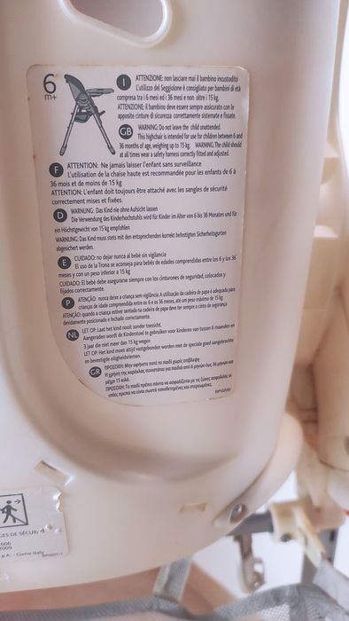 Cadeira refeição bebê CHICCO