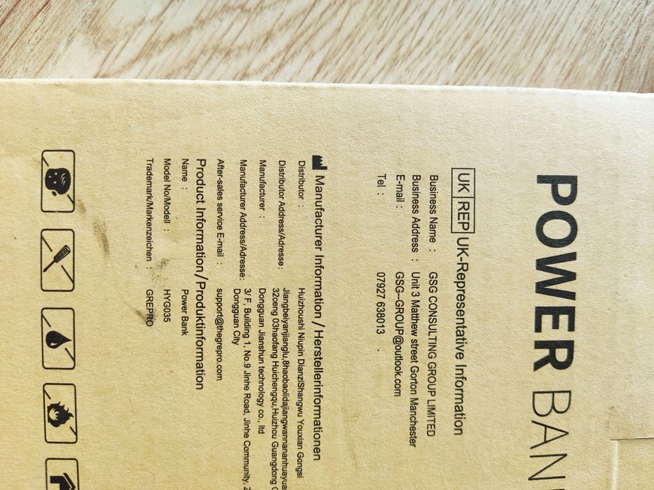 Dwa powerbanki nowe