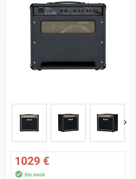 Combo Válvulas Marshall SC20C JCM800 (UK)