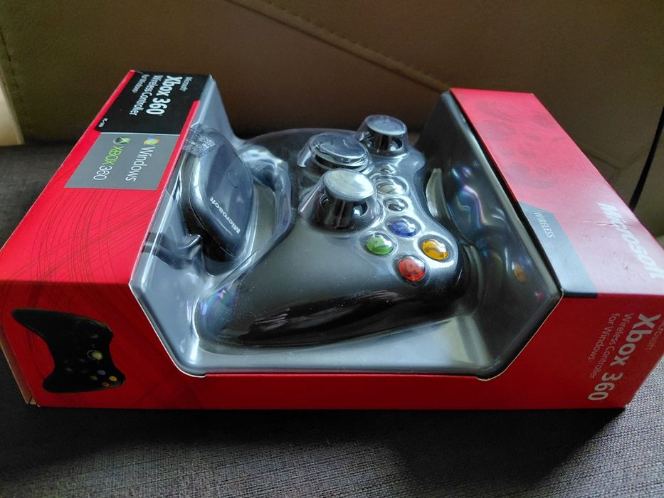 Oryginalny bezprzewodowy kontroler Pad + odbiornik PC do xbox 360