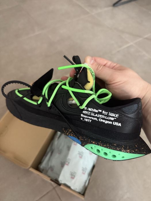 Nike Blazer Off-White Black Electro Green