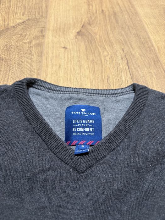 Męski sweter Tom Taylor szary rozmiar S
