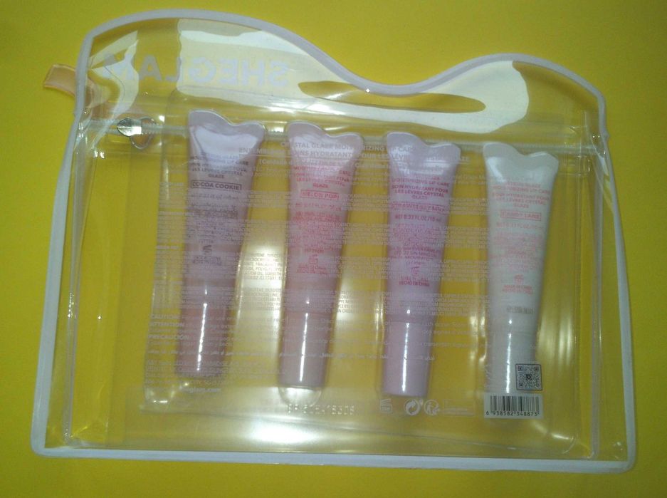 Zestaw dzień kobiet balsamy prezent Sheglam Crystal Glaze Moisturizing