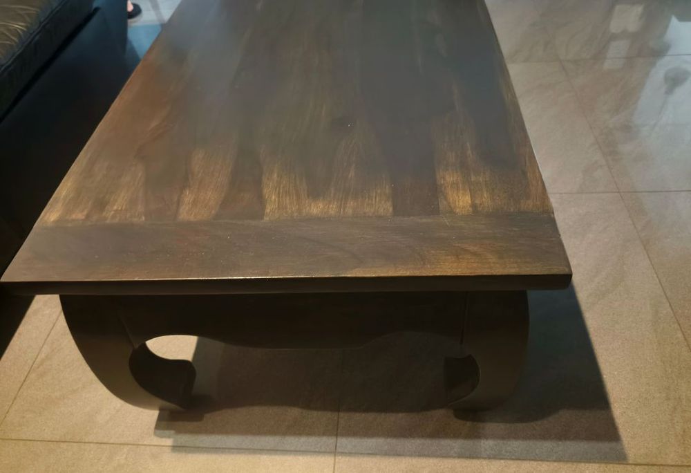 Drewniana solidna ława ,stolik lite drewno palisander
