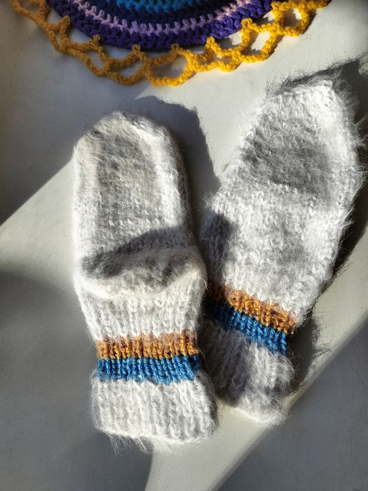 Носки теплі в'язані шкарпетки