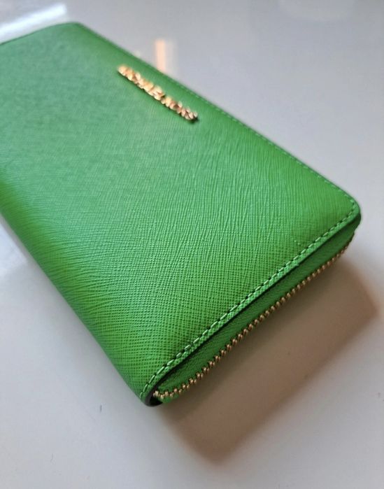 Carteira Michael Kors Continental Jet Set Verde L