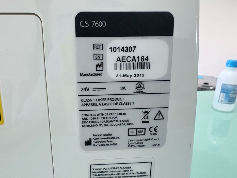 Scanner Radiográfico Dentário Carestream CS 7600 [70]