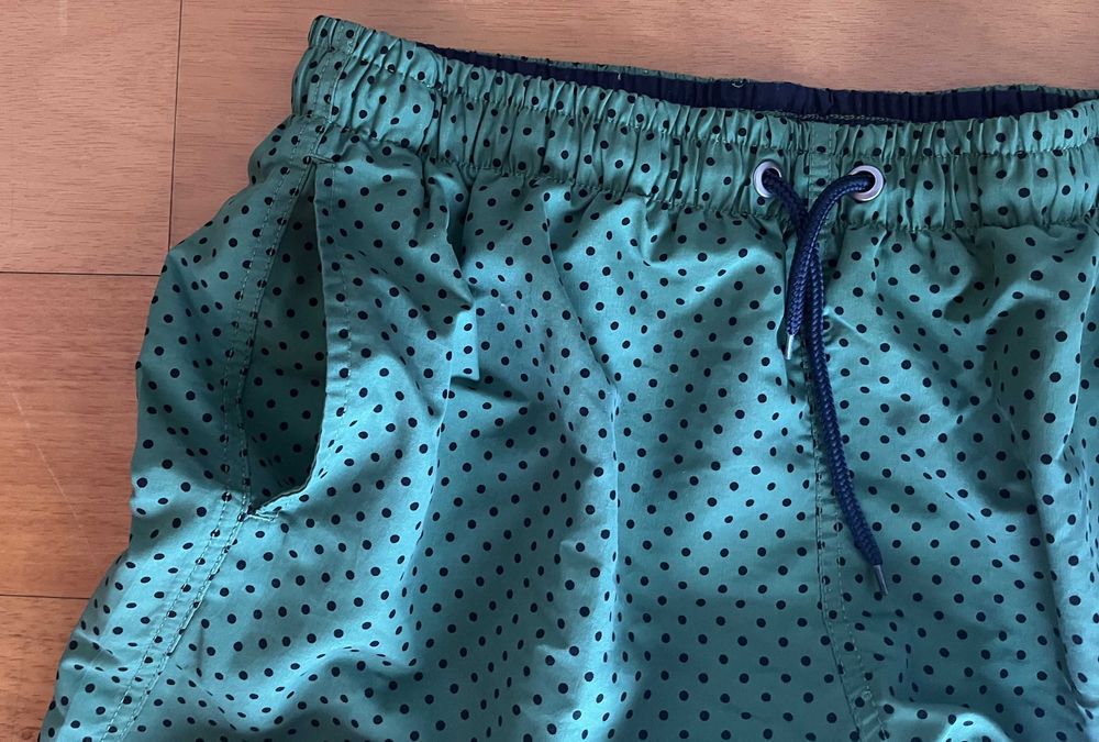 Calção de praia verde - Tamanho M