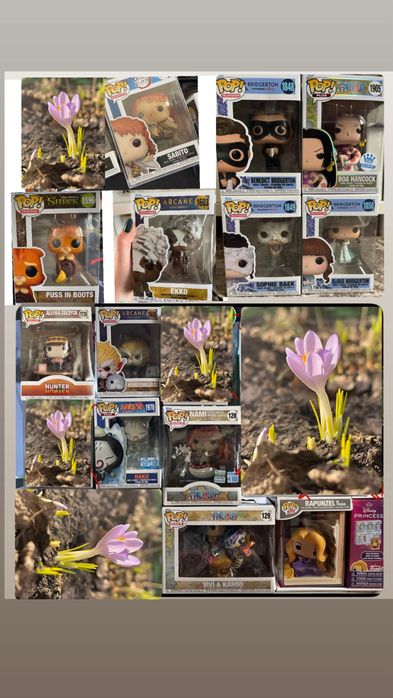 Funko фанко фігурка фигурка наруто ван пис рапунцель аркейн хантер