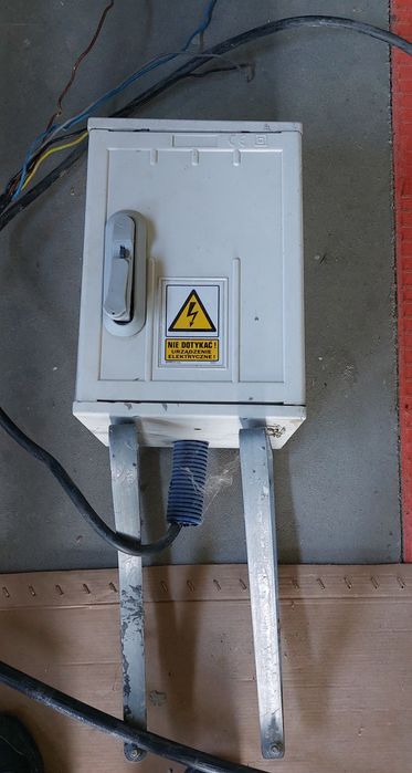 Kompletna rozdzielnica erbetka + kabel siłowy miedź pod duże obciążenie