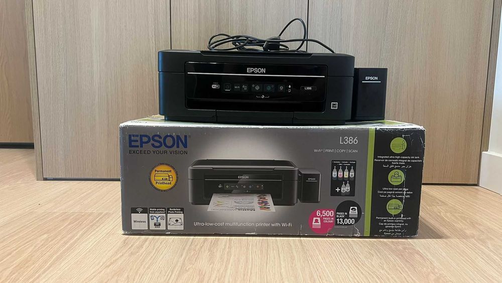 Drukarka Epson L386 EcoTank Wi-Fi skaner ksero