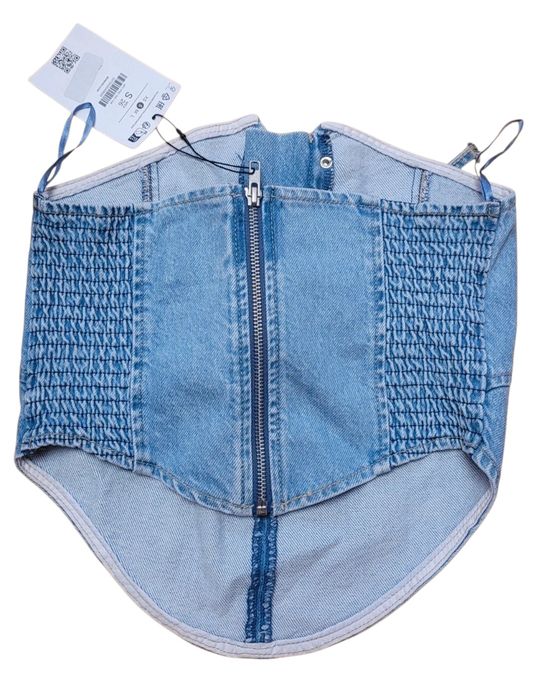 Jeansowy top Bershka, S