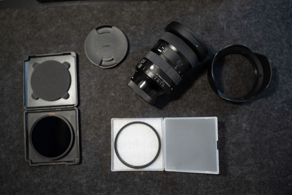 Sigma 24-70 mm Art f2.8 DG DN II + filtro UV + filtro POLAR PRO CP