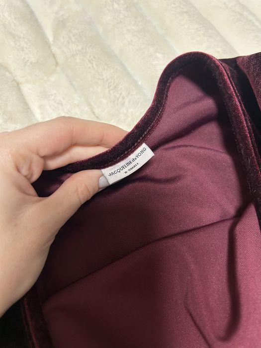 Бордова велюрова кофта жіноча нарядна святкова