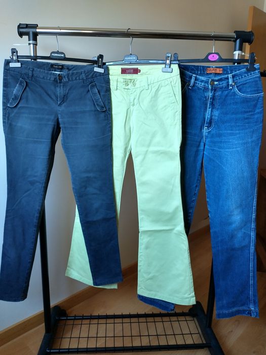 Calças corsários 36 Bershka Massimo Dutti