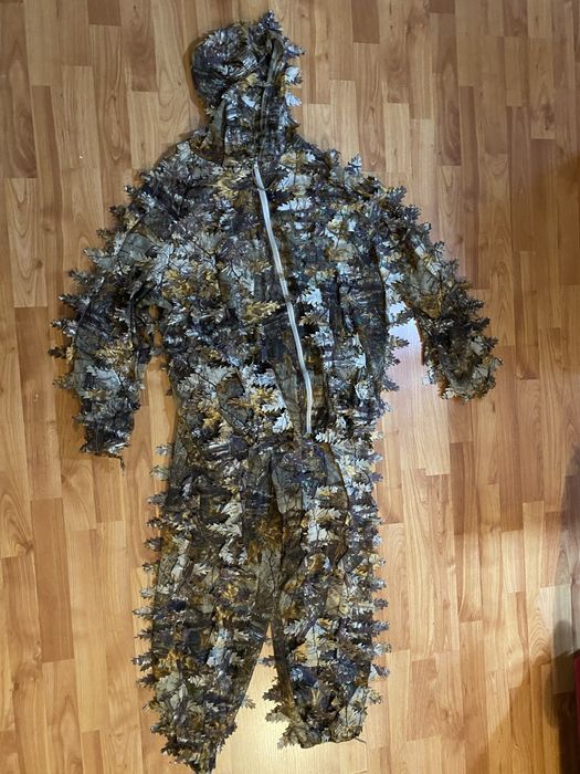 Maskowanie / Ghillie kamuflaż 3D + maska na twarz