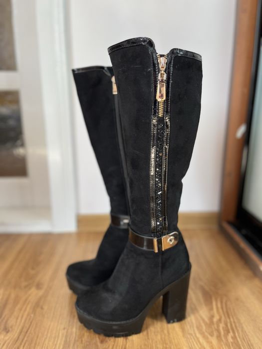сапоги чоботи чорні