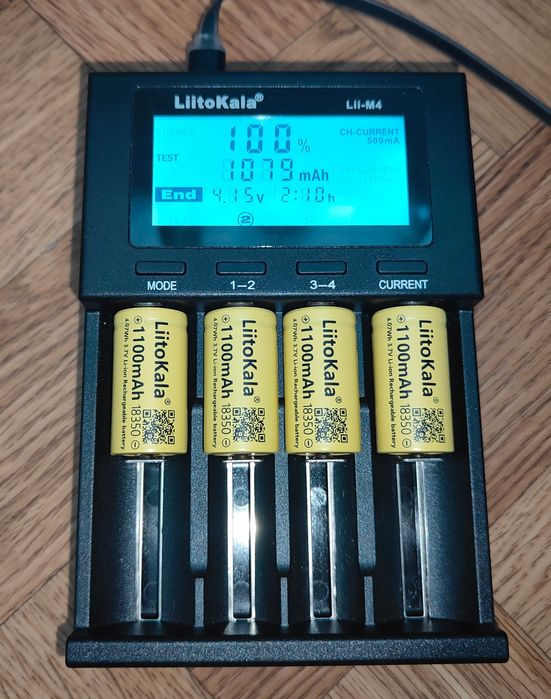 Акумулятор 18350 LiitoKala 1100 mAh 3.7V 10A Li-Ion Без захисту