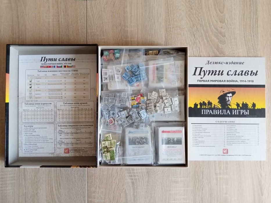 Настольная игра Пути славы , варгейм