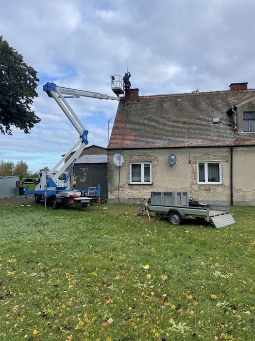 Frezowanie  kominów naprawa kominów