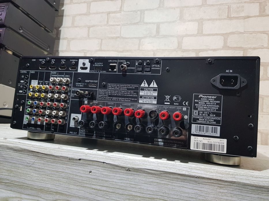 Пульт!7.1AV Сетевой ресивер/Pioneer VSX -921-К HDMI USB, 150Вт