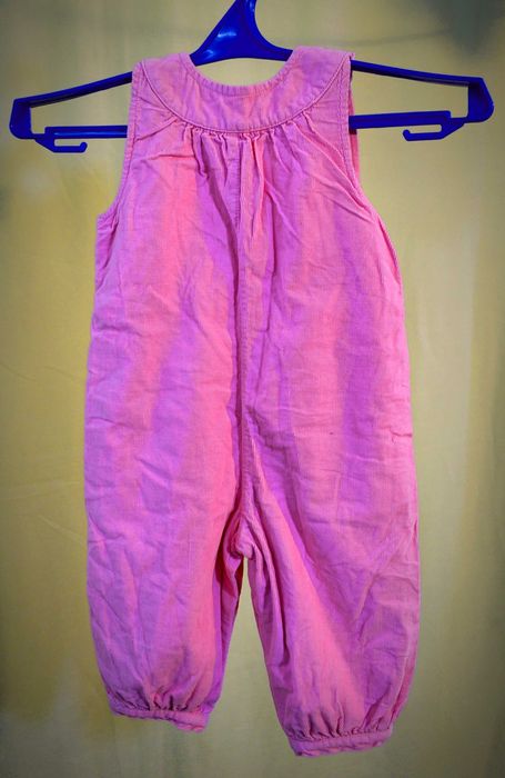 КОМБІНЕЗОН "ВЕЛЬВЕТ", рожевий (1-3 роки), розмір 24-26, довжина 64см