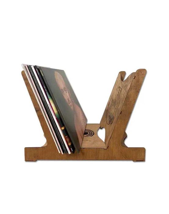 Органайзер для вінілових платівок Woodcraft з дерева