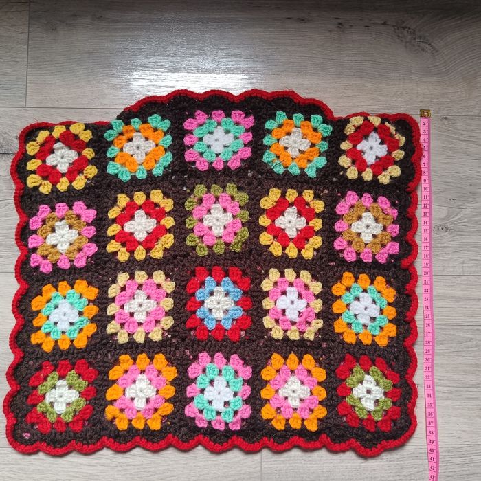 Poszewka handmade szydełko patchwork
