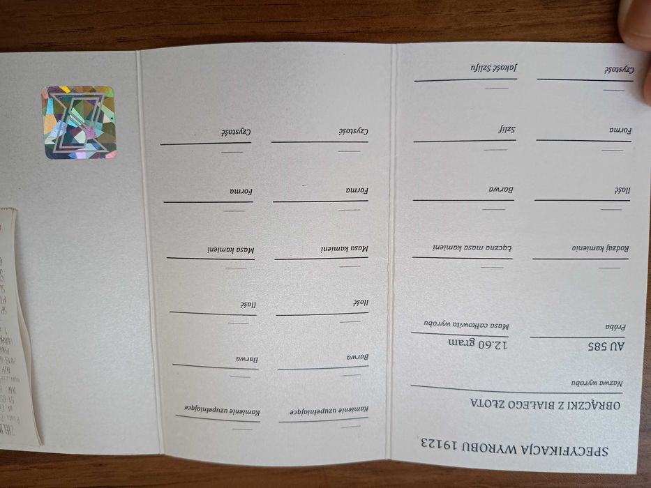 Obrączki z białego zlota