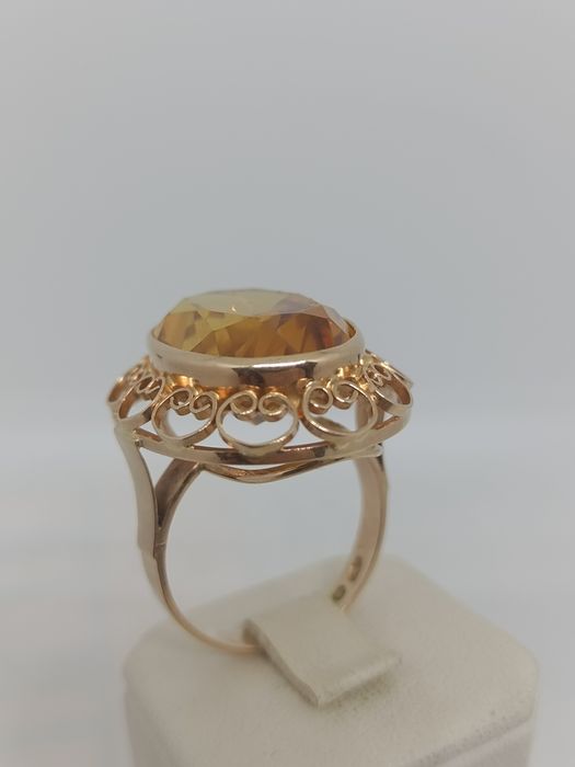 Złoty Pierścionek z Oczkiem  14k p585 wag.8,94g roz.17 Komis Madej Sc