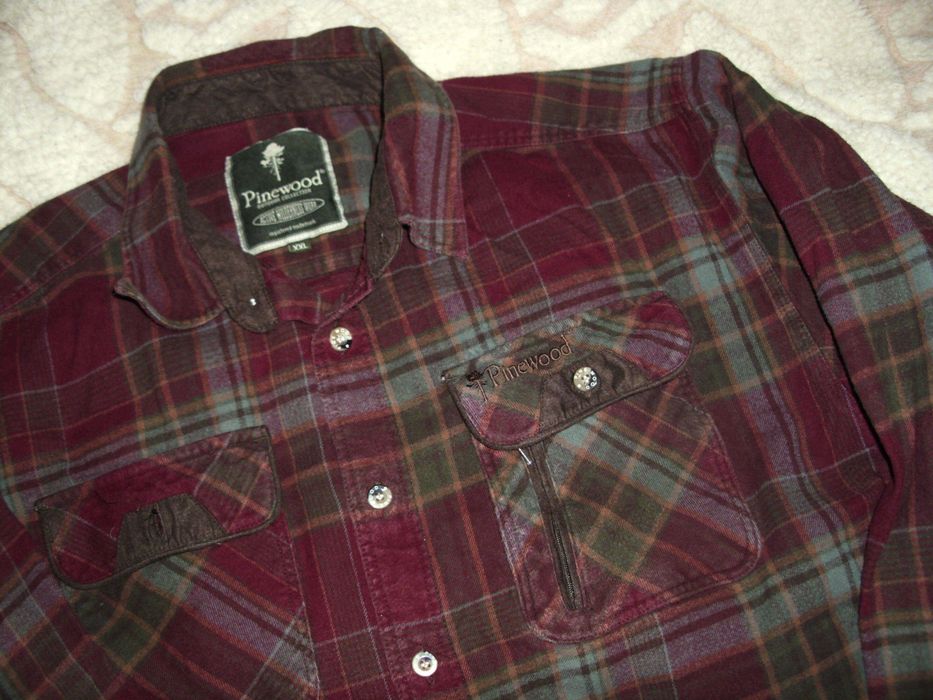 koszula myśliwska PINEWOOD XL/XXL + spodnie CHEVALIER Gore Tex